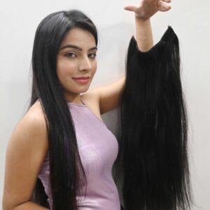 Straight Halo Hair Extensions