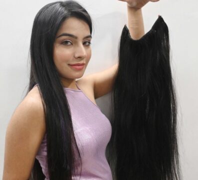 Straight Halo Hair Extensions